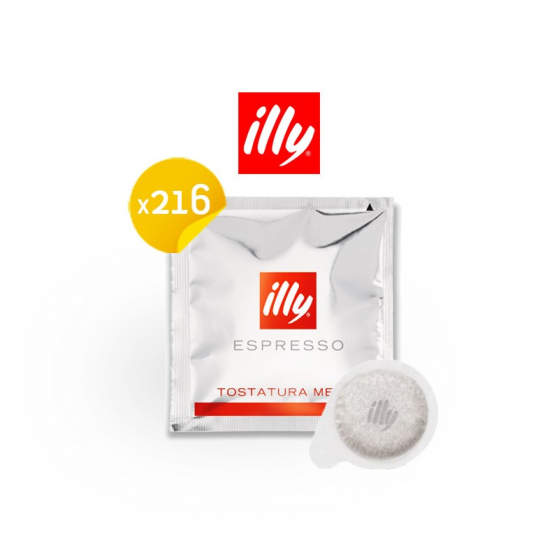 Illy Classic espresso tostatura media - confezione da 216 cialde