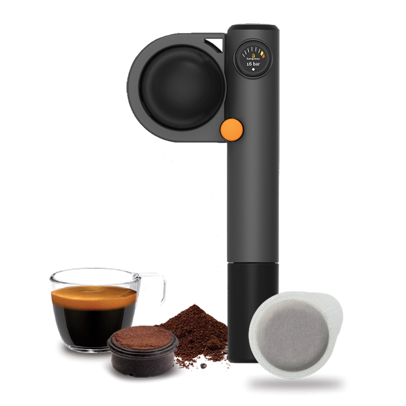 Cafetera portátil Handpresso Pump de color gris - Handpresso