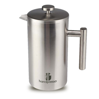 Handpresso French Press cafetière à piston inox portable et isotherme