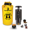 Handpresso E-Presso portable espresso machine on battery and dry bag